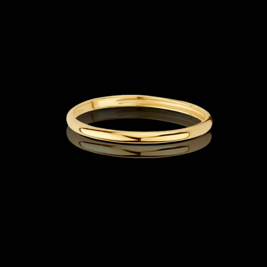 Golden Grace Stacker 14 KT Gold Ring