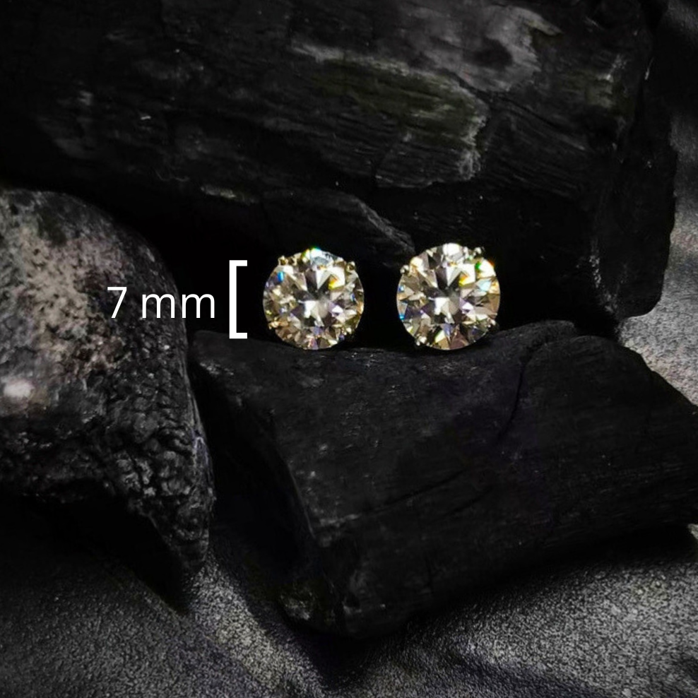 7 mm earrings studs