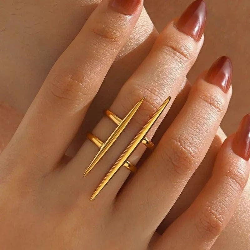 Adjustable affordable statement ring party ring for women 