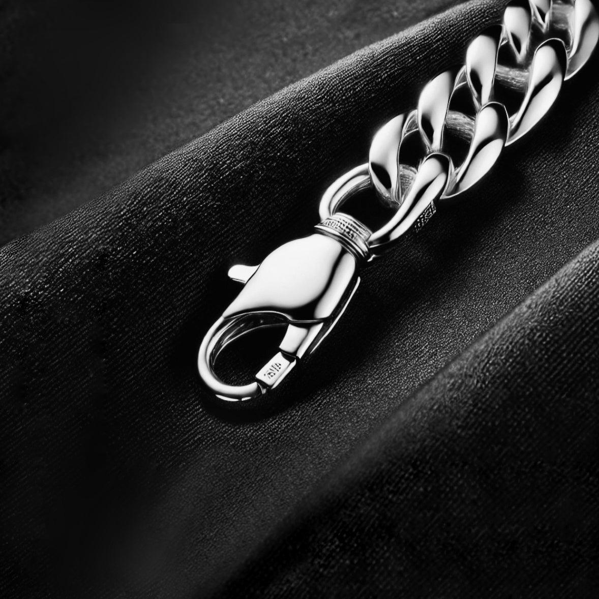 Bracelet chain for men lobster clasp