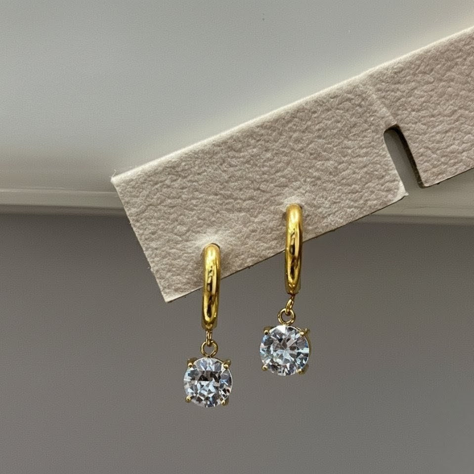 Diamond dangle earrings below Rs 1000