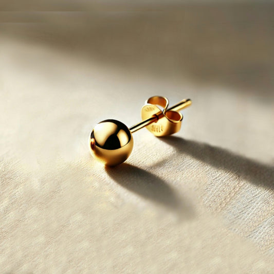 Gold earring stud for men 