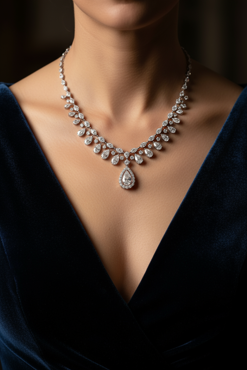 High society party luxury necklace for women 