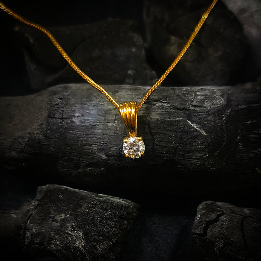 Moissanite Diamond pendant necklace 