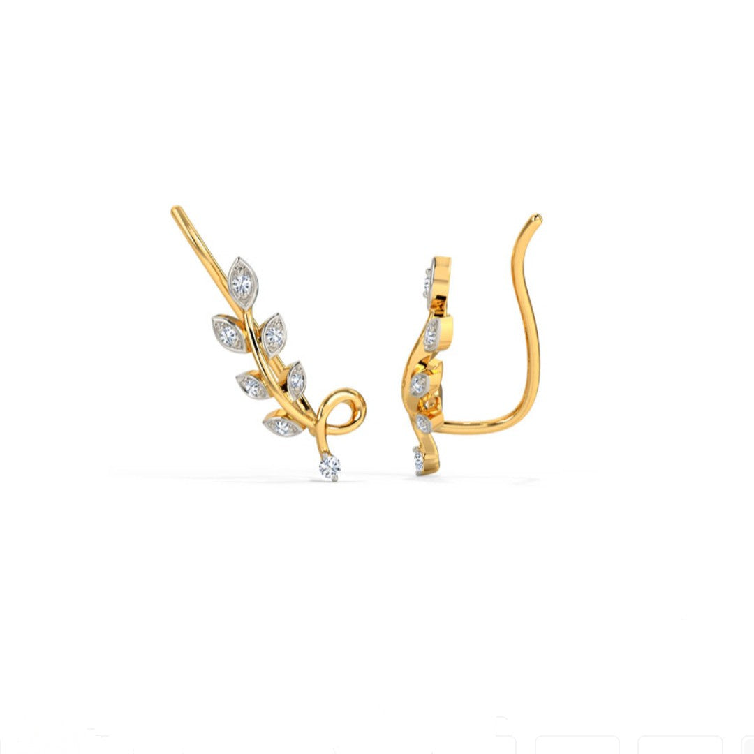 Moissanite Diamonds Ear cuffs for women 