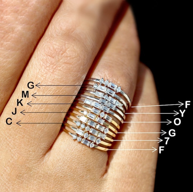 Morse code name initial ring