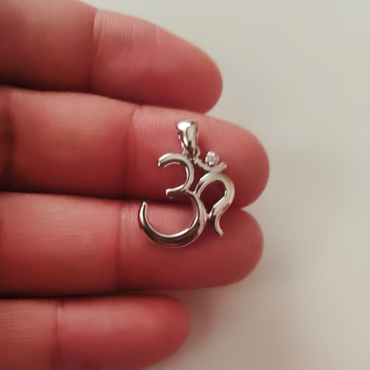 Om Silver Pendant