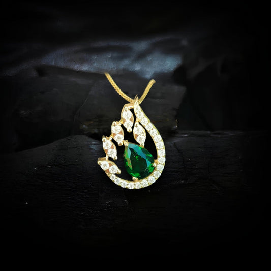 Pear cut designer pendant