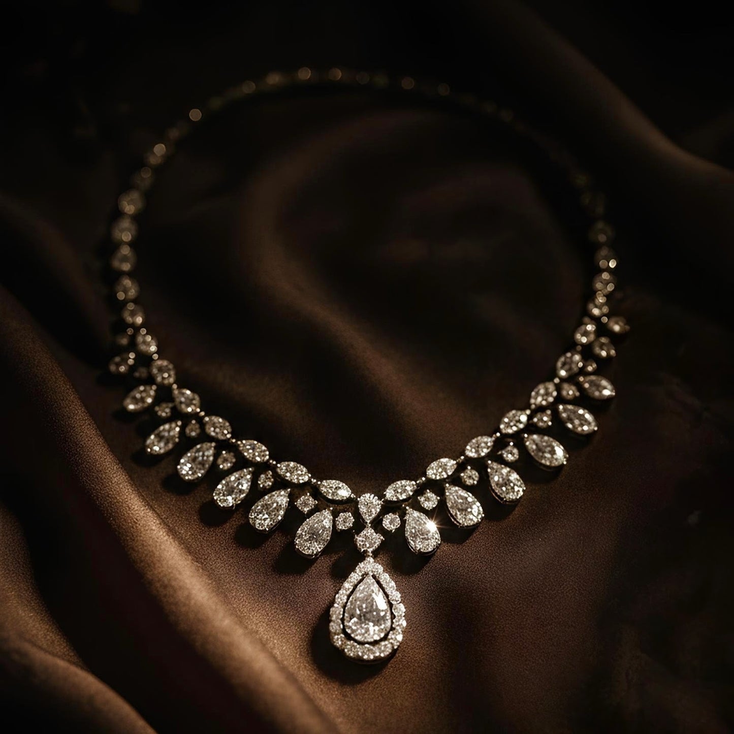 Red Carpet statement necklace for women 