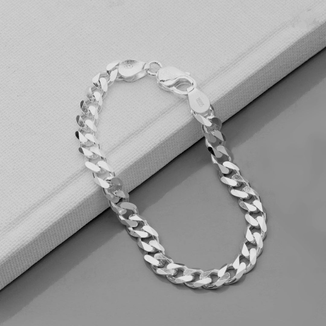 Silver bracelet for men 