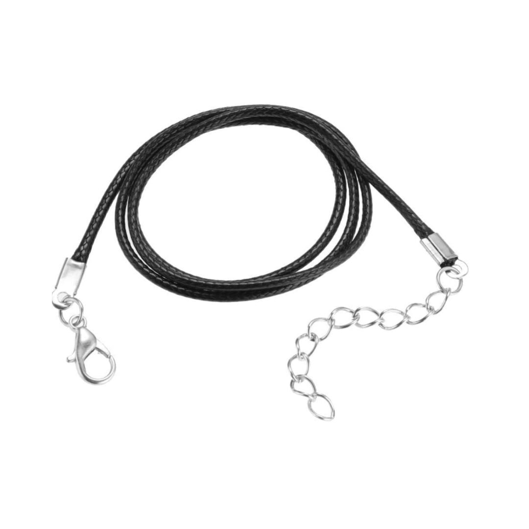 black thread necklace