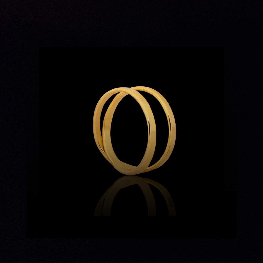 spiral gold ring side